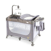 DROP SIDE PLAY PEN – GREY